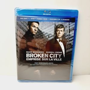 🍒4 for $20🍒 Broken City Bilingual (Blu-ray / DVD Combo) Drama Movie
